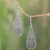 Sterling silver dangle earrings, 'Silver Swing' - Sterling Silver Dangle Teardrop Earrings Made in Indonesia (image 2) thumbail