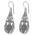 Sterling silver dangle earrings, 'Silver Swing' - Sterling Silver Dangle Teardrop Earrings Made in Indonesia thumbail