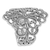 Sterling silver cocktail ring, 'Flower Crown' - Hand Crafted Indonesian Sterling Silver Ring (image 2d) thumbail
