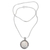 Cultured mabe pearl pendant necklace, 'Full Moon's Glow' - Cultured Mabe Pearl Sterling Silver Pendant Necklace (image 2d) thumbail