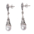 Cultured pearl dangle earrings, 'Lotus Bud Promise' - Balinese Cultured Pearl Earrings Crafted of Sterling Silver (image 2b) thumbail