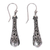 Cultured pearl dangle earrings, 'Clove Island' - Sterling Silver Tendrils and Cultured Pearl Earrings