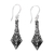 Sterling silver dangle earrings, 'Flying Kites' - Sterling Silver 925 Handcrafted Balinese Dangle Earrings