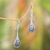 Sterling silver dangle earrings, 'Maraca' - Sterling Silver Handmade Dangle Earrings from Bali thumbail