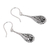 Sterling silver dangle earrings, 'Maraca' - Sterling Silver Handmade Dangle Earrings from Bali (image 2b) thumbail