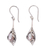 Cultured pearl dangle earrings, 'White Calla Lily' - Balinese Cultured Pearl Earrings Crafted of Sterling Silver