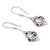 Cultured pearl dangle earrings, 'White Calla Lily' - Balinese Cultured Pearl Earrings Crafted of Sterling Silver (image 2b) thumbail