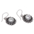 Cultured pearl dangle earrings, 'Strong Sun' - Hand-Crafted Cultured Pearl and Silver Earrings Sun Shaped