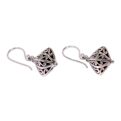 Sterling silver dangle earrings, 'Silver Fruit' - Women's 925 Sterling Silver Earrings from Indonesia
