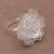 Sterling silver cocktail ring, 'Waribang Cloud' - Sterling Silver Cocktail Floral Filigree Ring from Indonesia (image 2c) thumbail
