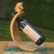 Wood wine bottle holder, 'Brown Balinese Pony' - Horse Theme Carved Wood Wine Bottle Holder from Bali (image 2) thumbail