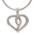 Sterling silver pendant necklace, 'Unity of the Heart' - Romantic Balinese Heart Necklace Crafted of Sterling Silver (image 2b) thumbail