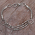 Sterling silver link bracelet, 'Kuta Ropes' - Hand Made Sterling Silver Link Bracelet from Indonesia (image 2) thumbail