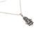Sterling silver pendant necklace, 'Silver Hamsa' - Sterling Silver Pendant Necklace Hamsa Symbol from Indonesia