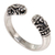 Sterling silver wrap ring, 'Twin Buds' - Hand Made Sterling Silver Wrap Ring from Indonesia (image 2b) thumbail
