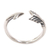 Sterling silver wrap ring, 'Silver Arrow' - Sterling Silver Arrow Engraved Wrap Ring from Indonesia (image 2b) thumbail