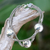 Sterling silver station bracelet, 'Brilliant Moons' - Hand Made Sterling Silver Naga Link Bracelet from Bali (image 2) thumbail
