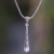 Cultured pearl pendant necklace, 'Borobudur Pendant' - Cultured Pearl Sterling Silver Pendant Necklace Indonesia (image 2) thumbail