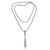 Cultured pearl pendant necklace, 'Borobudur Pendant' - Cultured Pearl Sterling Silver Pendant Necklace Indonesia thumbail