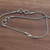 Sterling silver station necklace, 'Bamboo Link' - Sterling Silver Station Necklace Hand Crafted in Indonesia (image 2b) thumbail