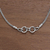 Sterling silver station necklace, 'Bamboo Link' - Sterling Silver Station Necklace Hand Crafted in Indonesia (image 2c) thumbail