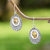 Citrine dangle earrings, 'Yellow Brilliance' - Citrine and Sterling Silver Dangle Earrings from Indonesia