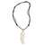 Bone pendant necklace, 'Timid Sea Horse' - Hand Made Bone Pendant Necklace Sea Horse from Indonesia (image 2b) thumbail