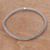 Sterling silver bangle bracelet, 'Unbroken Hope' - Handmade Sterling Silver Bangle Bracelet from Indonesia (image 2) thumbail