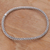 Sterling silver bangle bracelet, 'Unbroken Hope' - Handmade Sterling Silver Bangle Bracelet from Indonesia (image 2c) thumbail
