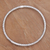 Sterling silver bangle bracelet, 'Simple Perfection' - Handmade Sterling Silver Bangle Bracelet from Indonesia (image 2) thumbail