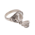 Labradorite locket ring, 'Shimmering Shrine' - Labradorite and Sterling Silver Locket Ring from Bali (image 2f) thumbail