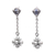 Blue topaz dangle earrings, 'Love Explosion' - Hand Made Blue Topaz Dangle Earrings from Indonesia thumbail