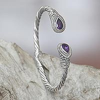 Featured review for Amethyst cuff bracelet, Bright Eyes