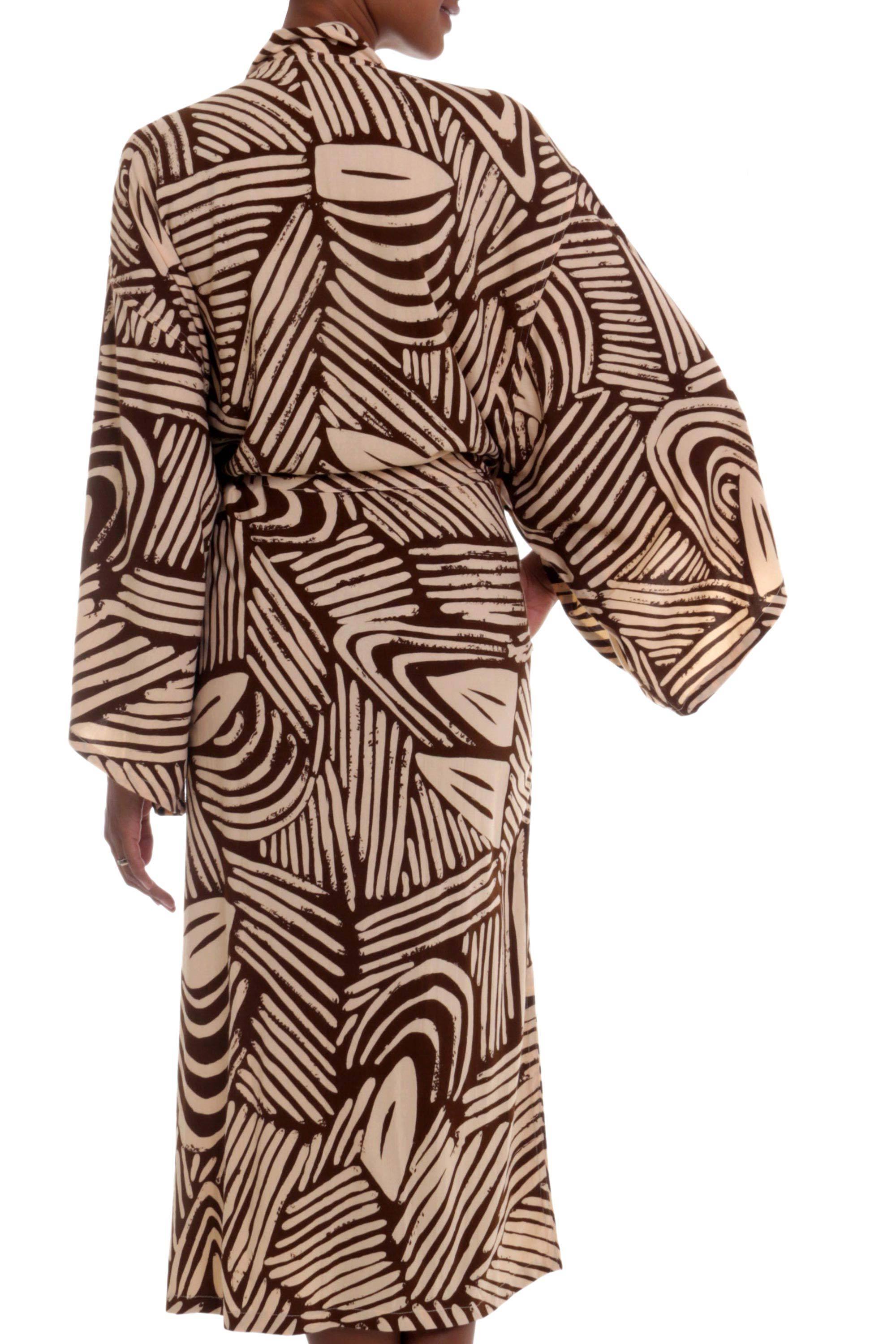 UNICEF Market | One Size Fits Most Long Cool Rayon Robe for Women 2 ...
