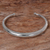 Sterling silver cuff bracelet, 'Majestic Horn' - Hand Made Sterling Silver Cuff Bracelet from Indonesia (image 2) thumbail