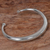 Sterling silver cuff bracelet, 'Majestic Horn' - Hand Made Sterling Silver Cuff Bracelet from Indonesia (image 2b) thumbail