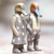 Wood sculptures, 'Floral Duck Fashionistas' (pair) - Wood Sculptures Ducks Floral Motif (Pair) from Indonesia (image 2b) thumbail