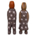 Wood sculptures, 'Floral Duck Fashionistas' (pair) - Wood Sculptures Ducks Floral Motif (Pair) from Indonesia (image 2e) thumbail