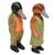 Wood sculptures, 'Starry Duck Fashionistas' (pair) - Wood Sculptures Ducks Star Motif (Pair) from Indonesia (image 2g) thumbail