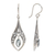 Blue topaz dangle earrings, 'Blue Teardrops' - Sterling Silver Blue Topaz Dangle Earrings Indonesia (image 2c) thumbail