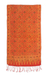 Mantón de seda - Mantón de seda batik estampado a mano en rojo y amarillo