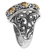 Citrine cocktail ring, 'Golden Triad' - Citrine and Sterling Silver Ring Hand Crafted in Indonesia (image 2d) thumbail