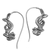 Sterling silver drop earrings, 'Reposing Monkey' - Sterling Silver Monkey Drop Earrings from Indonesia