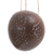 Coconut shell birdhouse, 'Sea Scales' - Coconut Shell Hanging Birdhouse from Indonesia