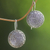 Sterling silver drop earrings, 'Bali Bubbles' - Handmade Balinese Sterling Silver Drop Style Earrings thumbail