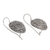 Sterling silver drop earrings, 'Bali Bubbles' - Handmade Balinese Sterling Silver Drop Style Earrings (image 2d) thumbail