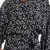 Rayon robe, 'Simple Luxury' - Black and White Floral Rayon Robe from Indonesia Artisan (image 2g) thumbail