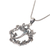 Blue topaz pendant necklace, 'Dancing Dragonfly' - Sterling Silver Blue Topaz Pendant Necklace Indonesia