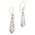 Cultured pearl dangle earrings, 'Iridescent Pendulum' - Balinese Cultured Pearl and Sterling Silver Dangle Earrings