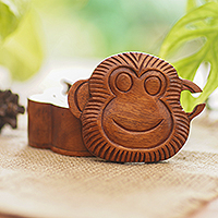 Featured review for Wood puzzle box, Happy Monkey